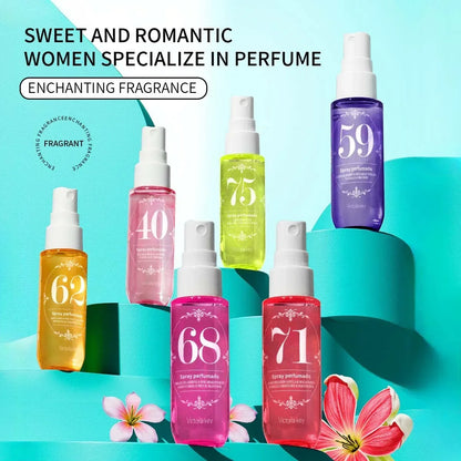 Body fragrance spray Fresh air Scent Long Fruity Non-irritating Portable Liquid Perfume Moisturizes Skin For Men And Women 90ml