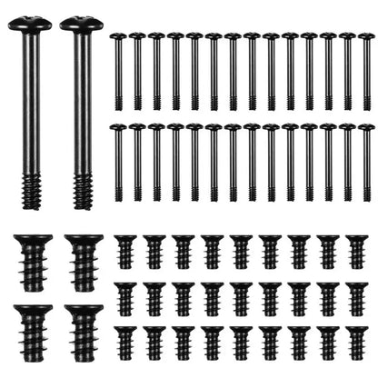 60pcs Computer Case Cooling Fan Screws Computer Fan Mount Long Short Screws