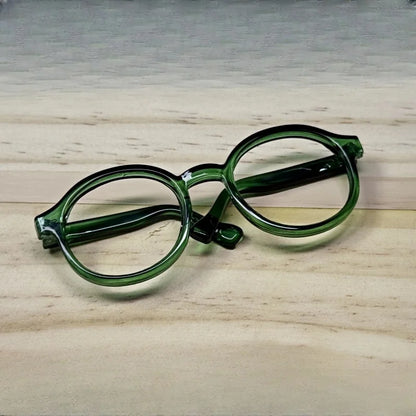 LABUBU 17cm Doll 6.5cm Transparent Glasses Stylish Sunglasses for 1/8 -1/4 BJD Doll Accessories