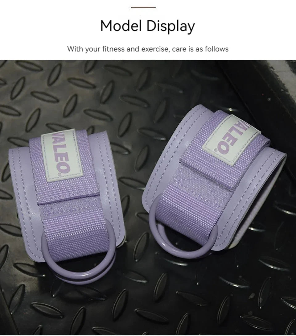 Resistance Bands Set Ankle Straps Adjustable Foot Support Padded Cuff Ankle Weight Leg Training Brace Yoga Sport Tool