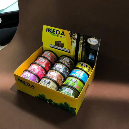 Car Air Freshene Organic Wood Fiber Aromatherapy Cans For Home Odor Eliminator Essential Long-Lasting Auto Ornaments Tools