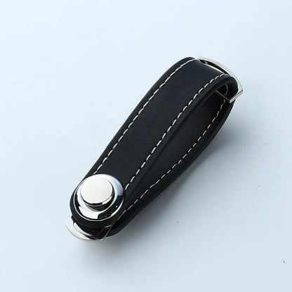 Car Key Pouch Bag Case Wallet Holder Chain Key Wallet Ring Collector Housekeeper Pocket Key Organizer Smart Leather Keychain