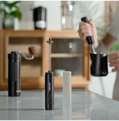 MHW-3BOMBER Official New Electric Milk Frother Handheld Wireless Blender Latte Cream Egg Beater Food Blender