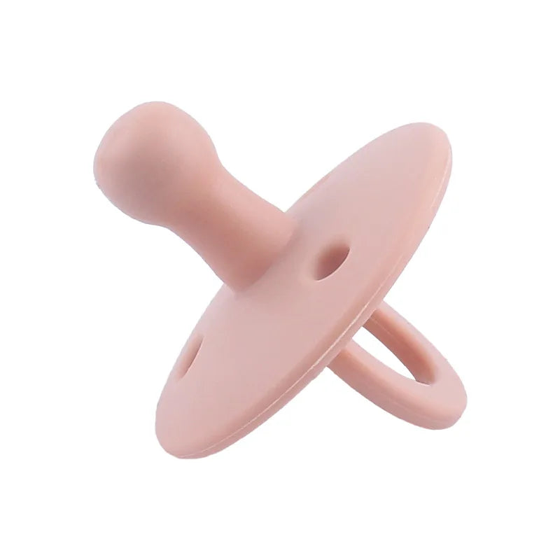 Baby Silicone Pacifier Newborn Infant Chewing Supplies Nipple Dummy Soft Teether Toy Food Grade Silicone Nursing Accessories