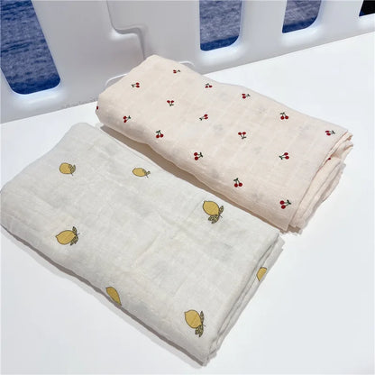 Baby Swaddle Wrap Cotton Muslin Blankets for Newborn Babies Accessories Infant Receiving Blanket Swaddle Soft Gauze Bath Towel