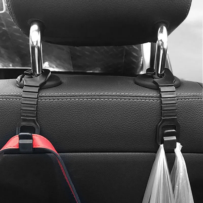 Car Seat Headrest Hook Storage Hanger Car Vehicle Back Seat Organizer Holder Auto Interior Accessories Hooks Universal