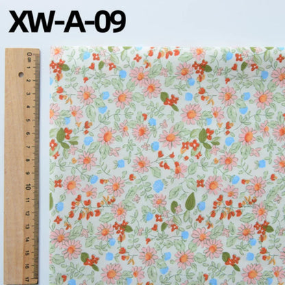 Fabric cotton handmade diy bedding flowers garden flowers pure cotton printing fabric twill cotton fabric sewing
