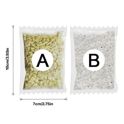 Garden Fertilizer A+B Hydroponic Plant Concentrated Easy to Use Promote Absorption Efficiency for Vegetables Flowers Grass