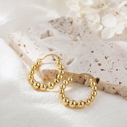 Punk Gold plated Chunky Irregular Hammered Hoop Earrings for Women Minimalist Geometric Twisted Polished Ear Ring Huggie Hoops