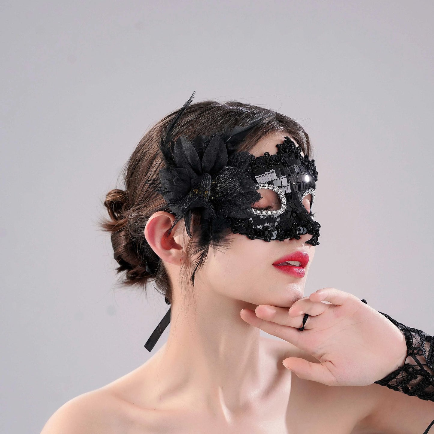 Itacazzo Decorative Props Mysterious & Sexy Ladies' Masquerade Ball Decorative Mask