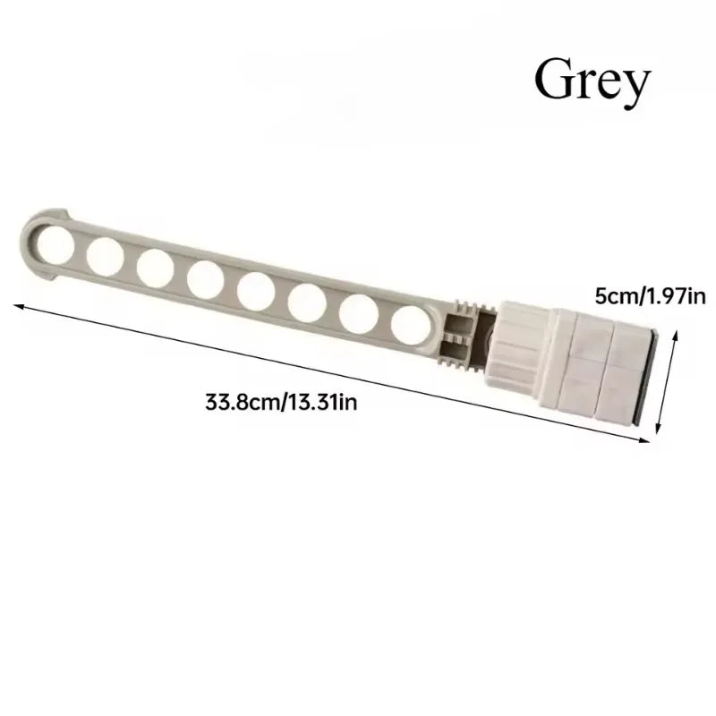 Drying Rack Bathroom Door and Window Rack Eight-hole Clothes Rack Balcony Window Multifunctional Portable Clothes Rail