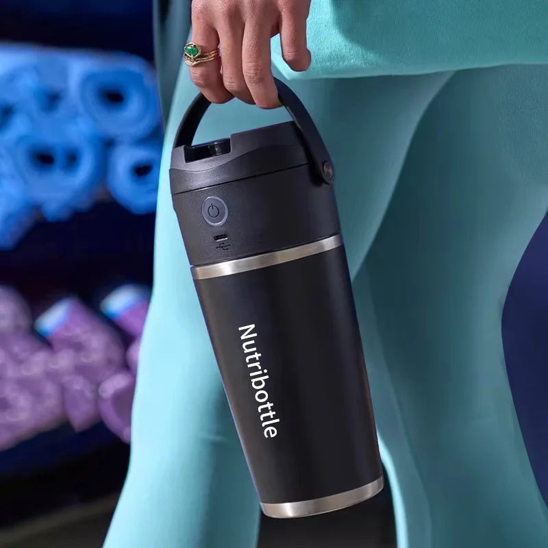 Portable Home Blender, Electric Cordless Juicer, Thermos Cup, Multifunctional Charging Wall Breaker.