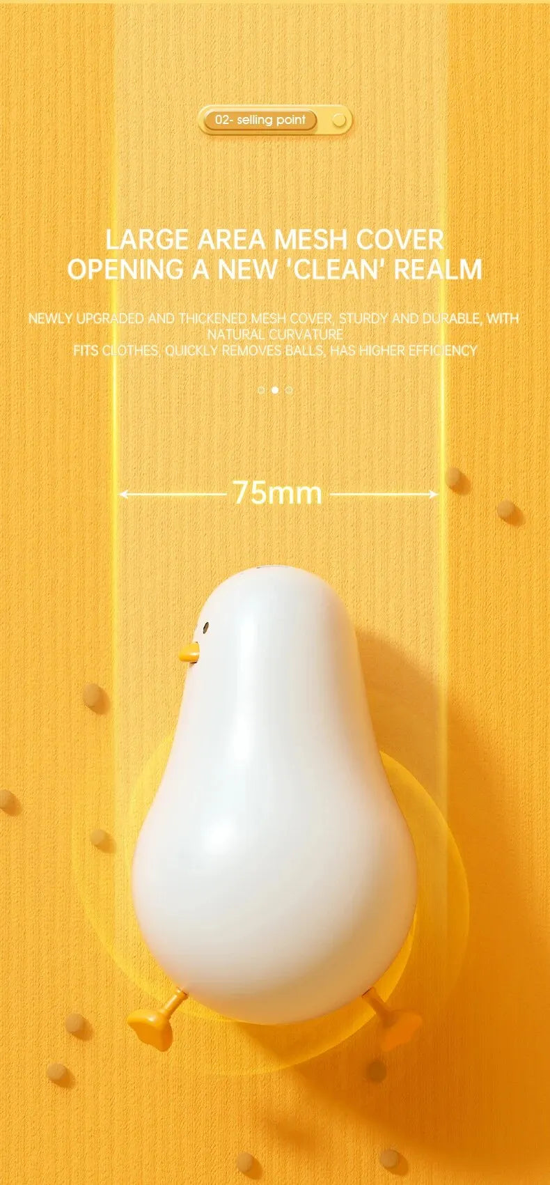 Lint Remover For Clothes Usb Electric Rechargeable Hair Ball Trimmer Fuzz Clothes Sweater Shaver Reels Removal Device ﻿Cute Duck