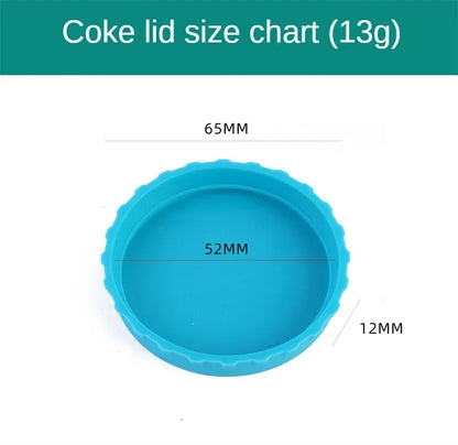 Silicone Soda Can Lid Reusable Can Stopper For Soda Beer Drinks Juice Drinks Beverage Leak-proof Soft Seal Silicone Can  Lid