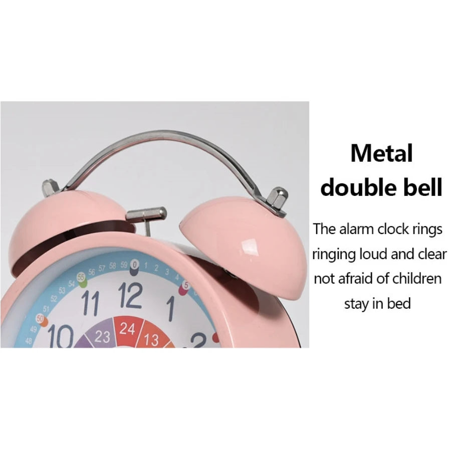 1pc student-only bedroom table alarm clock; 3-inch early education small alarm clock; Room/home décor
