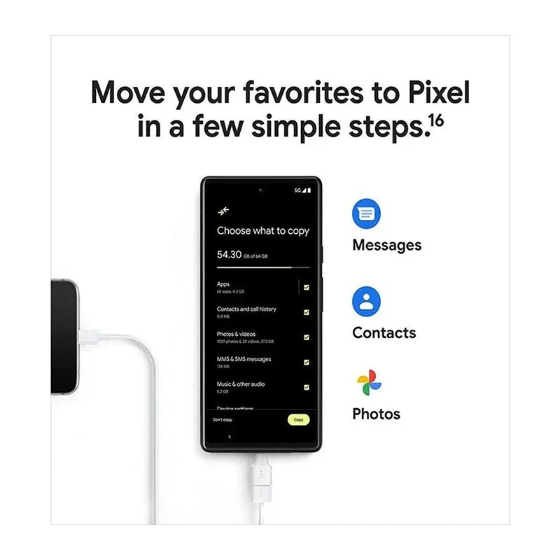Google Pixel6 5G SmartPhone CPU Google Tensor Battery capacity 4614mAh 50MP Cameraoriginal used phone