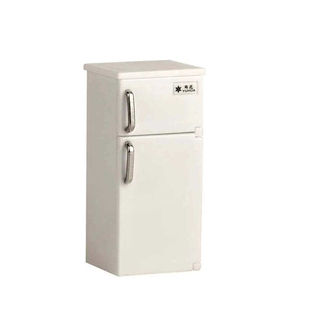 Fridge Toy Model Freezer Miniature Dollhouse Accessories 1:12 Dollhouse Miniature Doll House Decoration Simulation Refrigerator