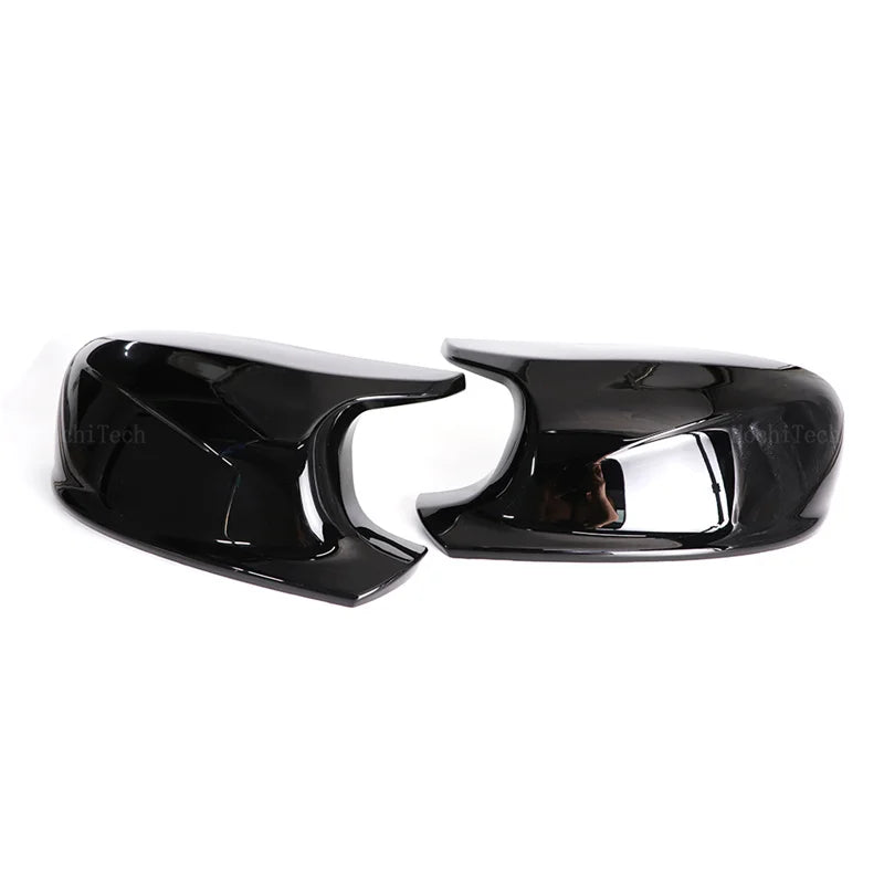 M Style Look Rearview Mirror Cover Cap Carbon Fiber Look Black for BMW  X3 F25 X1 E84 Pre-LCI 2010 2011 2012 2013 Case