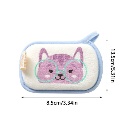 Scrubber Bath Towels Bath Sponge Brush Bath Cotton Bath Ball Shower Brush Elephant Pattern Infant Children Rub Bath Sponge