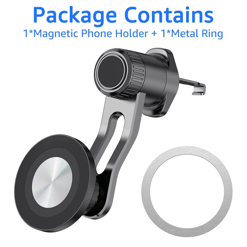 Untoom Magnetic Car Phone Holder for MagSafe Strong Magnet Car Air Vent Phone Mount Car Cradle for iPhone 15 14 13 Series Xiaomi