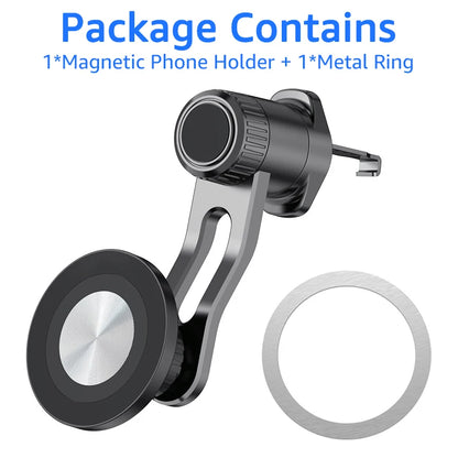 Untoom Magnetic Car Phone Holder for MagSafe Strong Magnet Car Air Vent Phone Mount Car Cradle for iPhone 15 14 13 Series Xiaomi