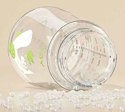 Newborn bottle/Big baby bottle/Handle anti bloating and anti falling baby bottle/Used by babies over 6 months old