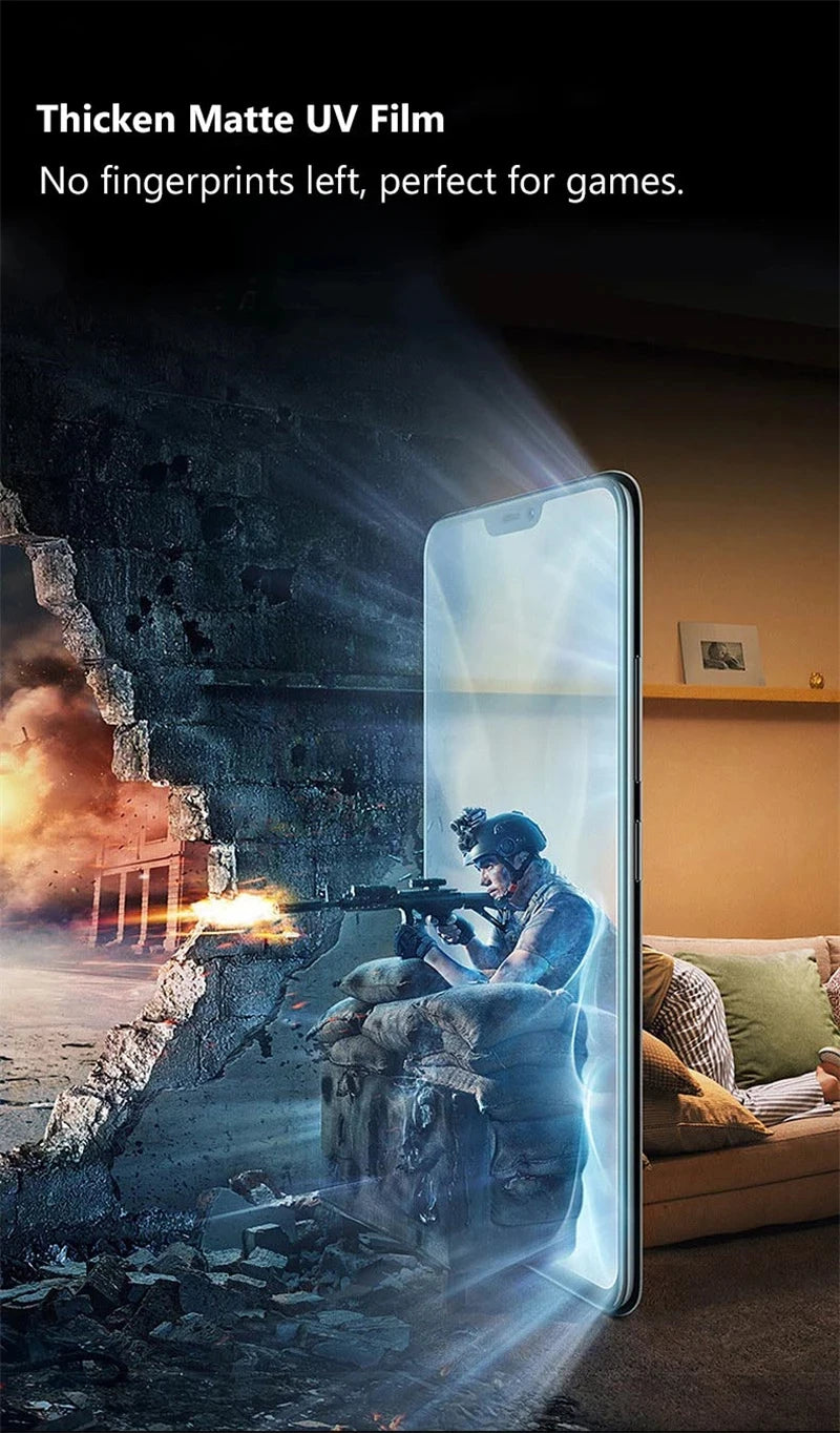 FONLYU UV Glass Film Cell Phone Screen Protector for Hydrogel Sheets Cutting Machine HD Matte Privacy Blueray Full Cover Movie