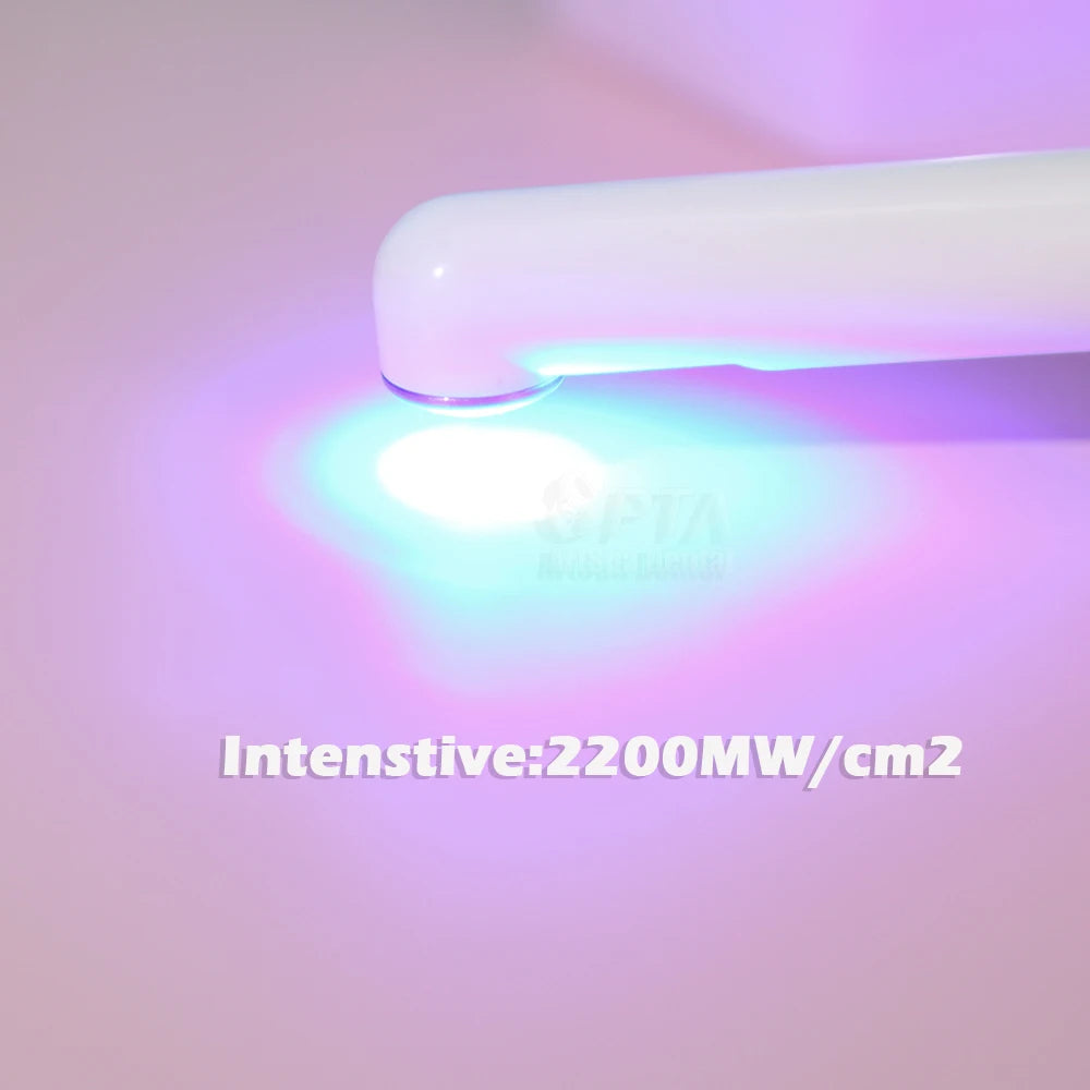 LED Dental Curing Lamp 1 second Light Cure with 3 Working Modes Full Power Adjustable Work Time Dentist Teeth Whitening Tool