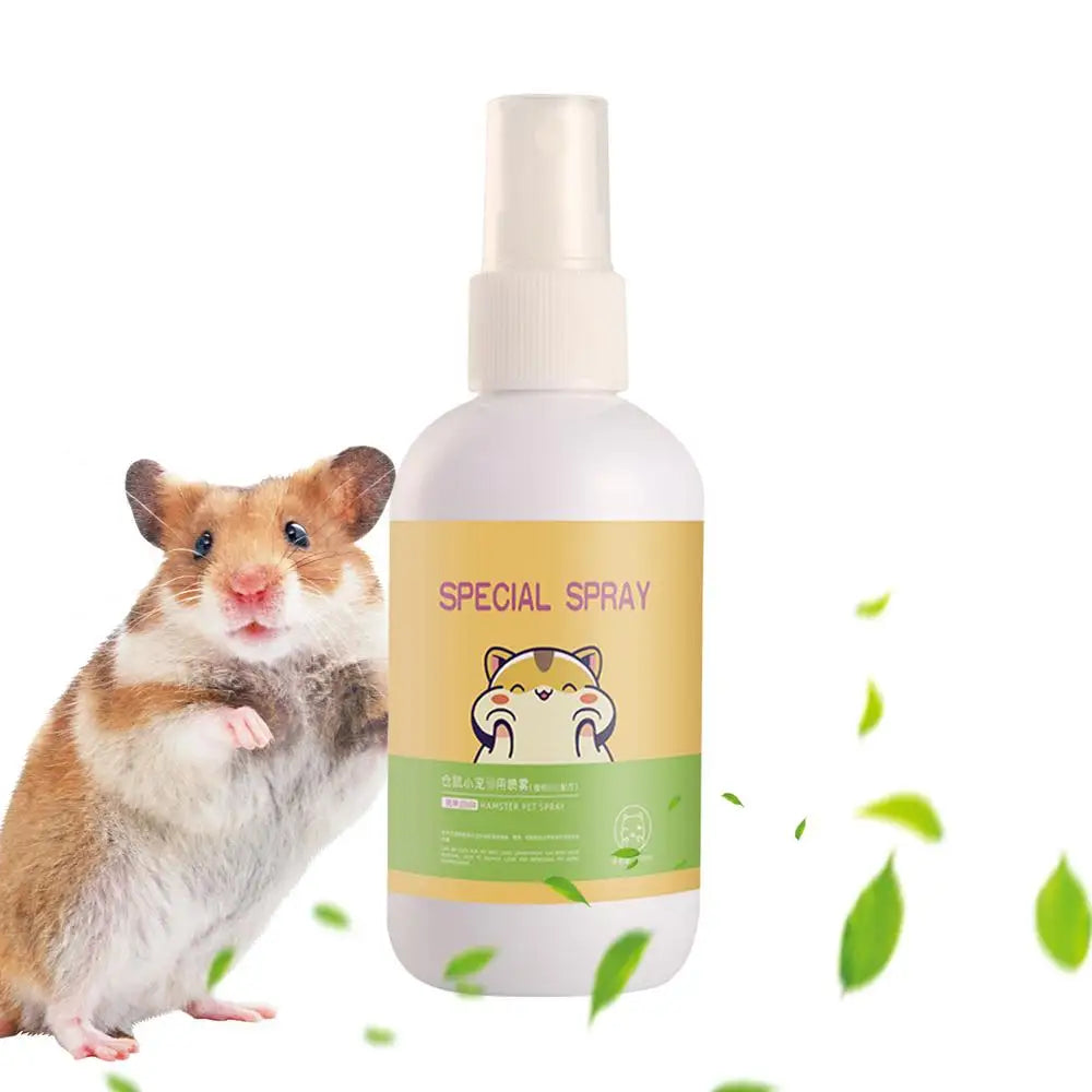 Pet Odor Spray Pet Deodorizer Odor Removal Cage Cleaner Eliminate Pet Odors Long-Lasting Pet Cleaner For Guinea Pigs Rabbits