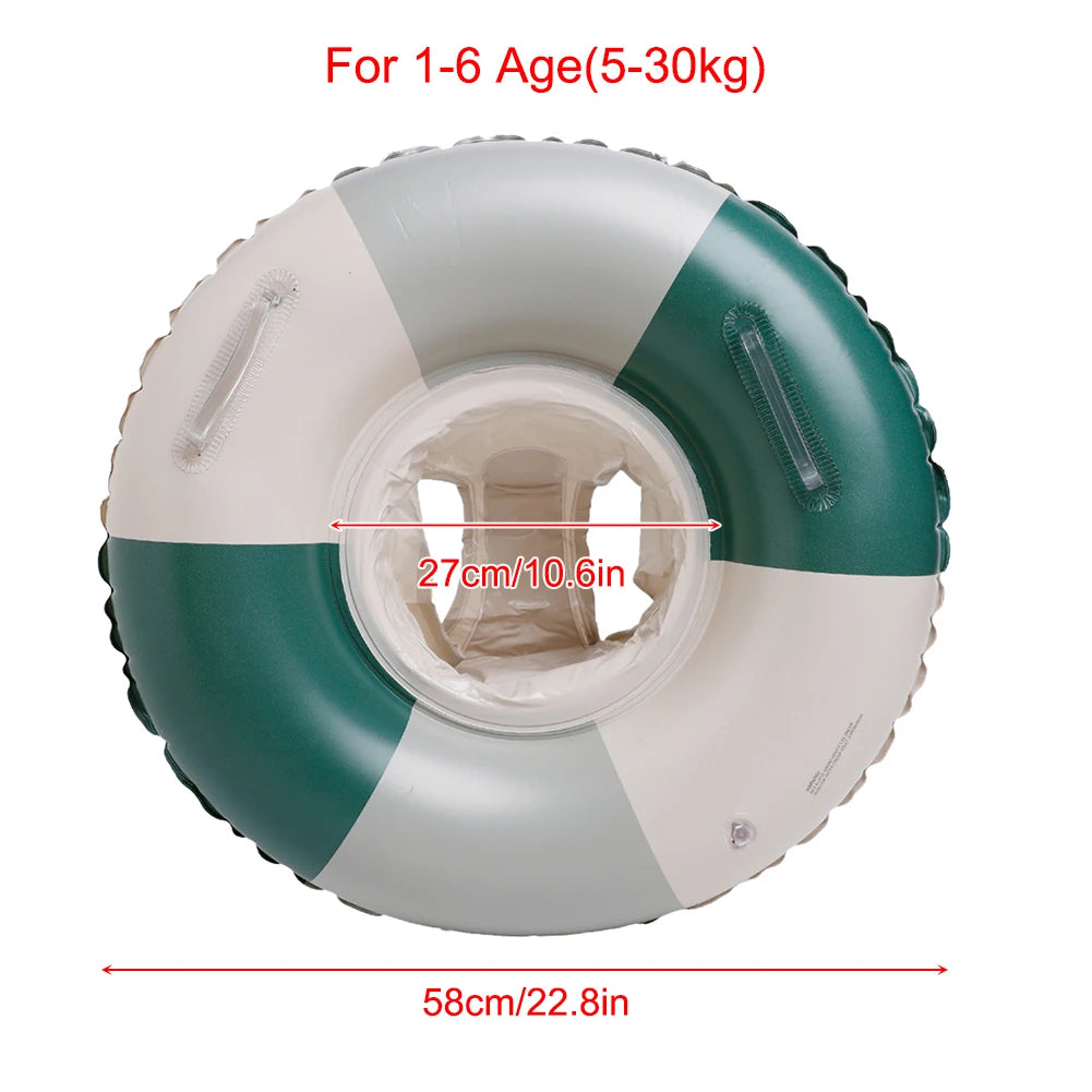 Children's Inflatable Swimming Floating Mat Inflatable Swimming Ring Pool Mat Air Mattresses Lifebelt Swimming Pool Accessories