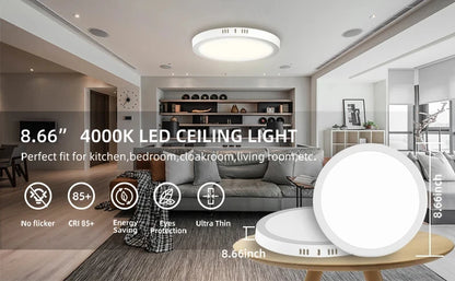 LED Ceiling Lamps Modern Ceil Light 18/30/40/72W Led 220V Ceiling Lights Round Living Room Bedroom Indoor Kitchen Lighting Lamp