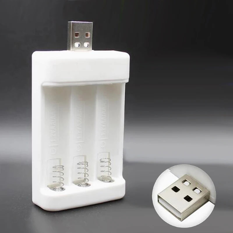 AAA/7 rechargeable battery charger 1.2V universal USB charging box AA/5 battery 14500 lithium battery charger