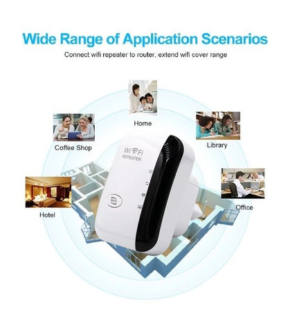 WiFi Signal Amplifier Repeater EU Standard Plug 300M Wireless Enhanced WPS Fast Encryption Router Range Extender Signal Boosters