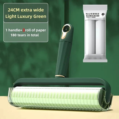 New Wider 24cm Sticky Lint Roller for Pet Hair Portable Pet Lint Remover for Clothes Furniture Carpet Dog & Cat Hair Removal