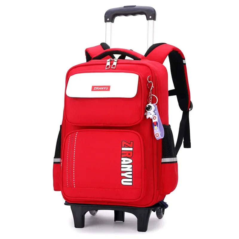 Rolling Backpacks for Primary School Children Trolley School Student Backpack Wheeled Bag Back To School Backpacks with Wheels