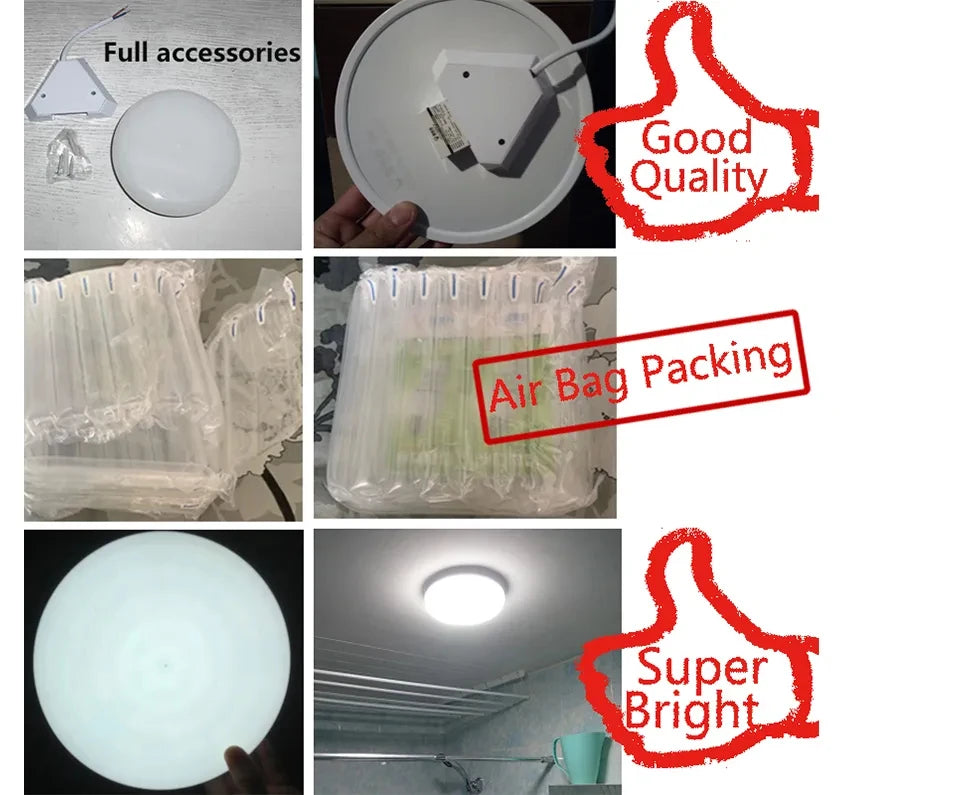 LED Ceiling Lamps Modern Ceil Light 18/30/40/72W Led 220V Ceiling Lights Round Living Room Bedroom Indoor Kitchen Lighting Lamp