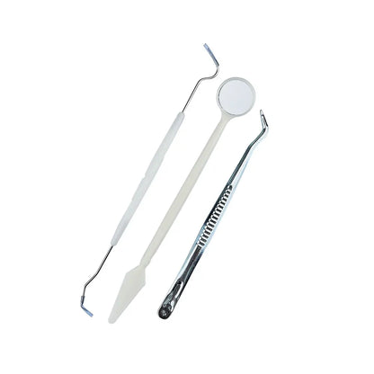 Dental Tool Kit Stainless Steel Instrument dentist Kit Mouth Mirror Probe Hook Pick Tweezer Set dentista Oral Care Kit