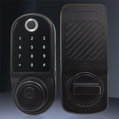 AAAEL-Smart Door Lock Can Be Operated By Fingerprint Sensor, Remote Intercom App, Smart Door Lock