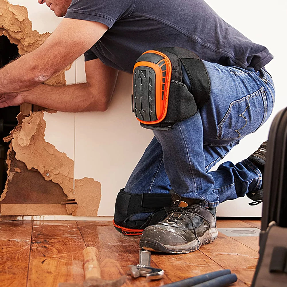 1Pair Knee Pads for Floor Work,Construction Knee Pads,Heavy-Duty Knee Pads Work for Men/Women, Comfortable Knee Pad for Flooring