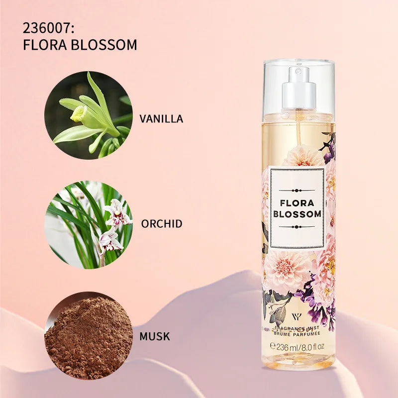 Women's Long Lasting Light Fragrance Victoria Fragrance Body Spray With Various Flavors Skin Care
