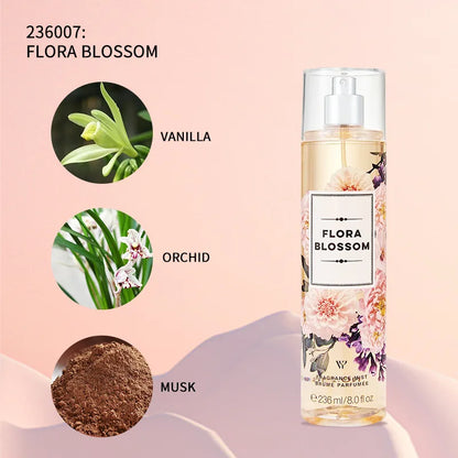 Women's Long Lasting Light Fragrance Victoria Fragrance Body Spray With Various Flavors Skin Care