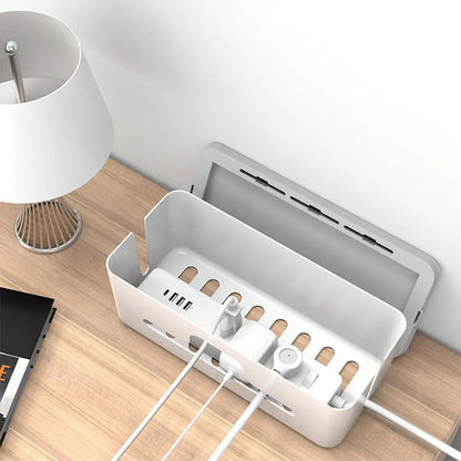 Household Socket Board Organizer Box, Multi-Functional Cable Management Box, Data Cable, Multi-Purpose Organizer And Finishing