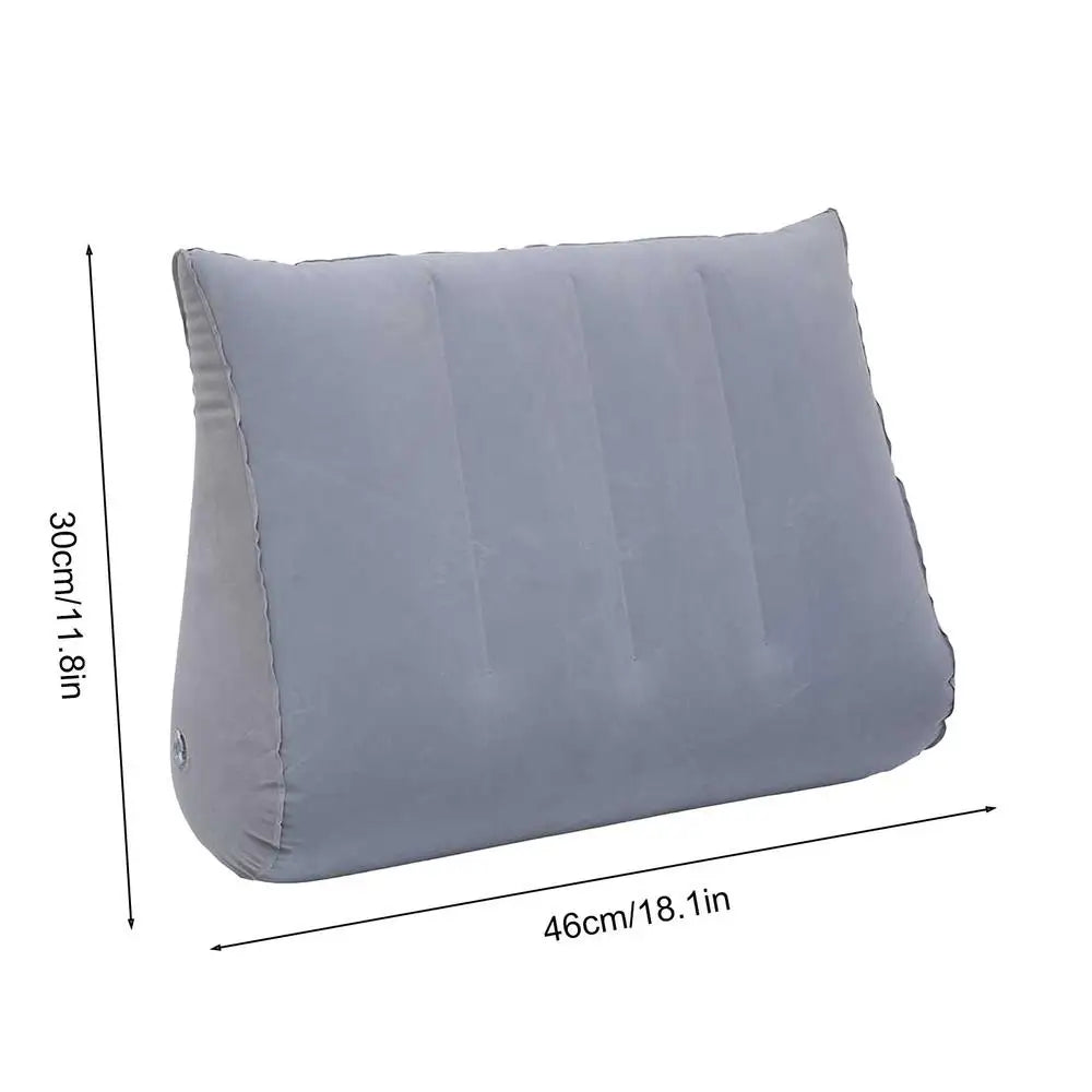 Wedge Pillow Knee Cushion Foot Pillow Elevation Leg Pillows Inflatable Back Pillow Soft Support Cushion Backrest For Travel