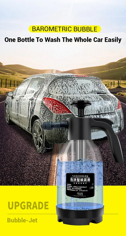 Car wash watering can Pet bath foam watering can for household car 2L spray watering can watering sprayer hand press sprayer