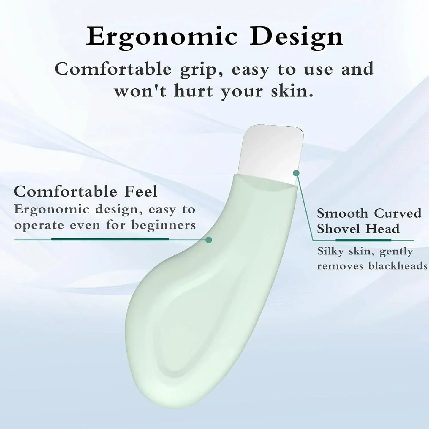 Blackhead Remover Tool Silicone Face Scraper for Deep Cleansing Nose Blackhead Remover Skin Care Tool for Men and Women