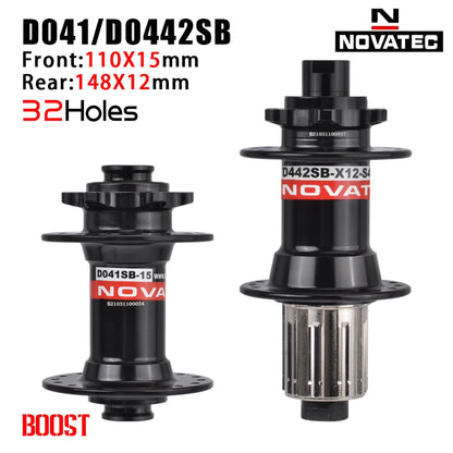 NOVATEC Mountain Bike Hub D041SB D042SB 32/36 Holes Mtb Bushing for 8/9/10/11 Speed MTB Disc Brake Hub  Mtb Hubs 32H mtb hubs