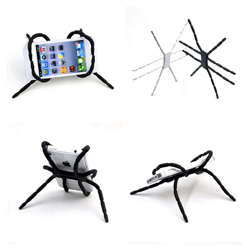 Mobile phone holder desktop multi-function mobile phone support Car changing spider lazy stand decoration mobile phone stand