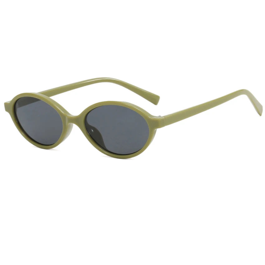 Vintage Oval Sunglasses Women Fashion Sun Glasses for Female Sexy Ladies Small Frame Round Eyewear