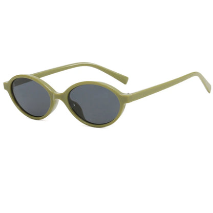 Vintage Oval Sunglasses Women Fashion Sun Glasses for Female Sexy Ladies Small Frame Round Eyewear