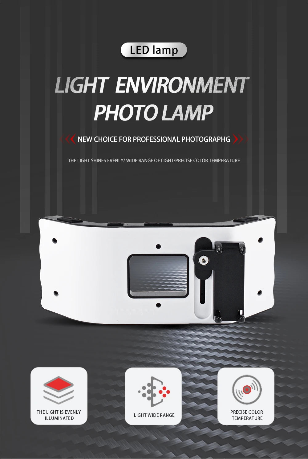 Dental Photography Light LED Oral Filling Lamp Dentistry Photo Video Orthodontics Equipment for Dentist Treatment Lighting